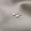 Dainty Opal Ball Studs, Unisex, Sterling Silver SHEMISLI - SS202