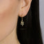 Serpent Dangle Hoop Earrings, Slithering Snake Huggies, Gold, Silver SHEMISLI - SH253 LR - Shemisli Jewels