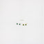 Tiny Square CZ Stud, Cube Earring, White, Emerald, Turquoise, Sapphire, Black, Unisex, Gold, Silver SS240, SS022, SS241, SS242, SS243