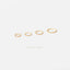 Thin Twisted Hoops Rings for Nose Nostril Piercings, Ear 20gauge, 5,6,7,8,9,10mm, 14k Gold Filled, Sterling Silver, SHEMISLI - SH305-SH310