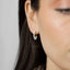 Pearl Hoop Stud Earrings, Unisex, Gold, Silver SHEMISLI SS312