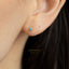 Tiny Gem Bead Earrings, White, Emerald, Turquoise, Sapphire, Black, Unisex, Gold, Silver SS220, SS278, SS279, SS280, SS281, SS259