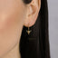 Baphomet Satanic Goat Head Hoop Earrings, Satan Huggies, Gold, Silver SHEMISLI - SH259 - Shemisli Jewels