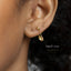 Safety Pin Hoop Earrings, Unisex, Gold, Silver SHEMISLI - SH190, SH191