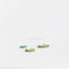 Simple Turquoise cz Hoop Earrings, Huggies, Unisex, Gold, Silver SHEMISLI SH126, SH127, SH128, SH129, SH130, SH131