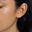 3 Leaf Clover Stud, CZ Flower Earring, Unisex, Gold, Silver SHEMISLI SS039, SS151, SS152, SS244, SS245, SS184
