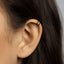 Tiny Thin 2 lined Helix Cuff, Upper Ear Cuff, Earring No Piercing is Needed, Unisex, Gold, Silver SHEMISLI - SF050 NOBKG