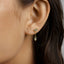 Dangle Stud Earrings, Gold, Silver SHEMISLI - SS138 LR - Shemisli Jewels