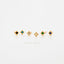 Tiny Beaded Stud, White, Emerald, Turquoise, Sapphire, Black, Opal, Unisex, Gold, Silver SHEMISLI SS297, SS024, SS298, SS299, SS300, SS301