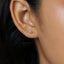 Tiny CZ Diamond Shape Stud, White, Emerald, Turquoise, Sapphire, Black, Unisex, Gold, Silver SHEMISLI - SS108, SS109, SS110, SS345, SS346