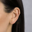 Tiny Opal Stone Helix Hoop Earring, Unisex, Gold, Silver SHEMISLI SH666, SH667 (SH265), SH668, SH669