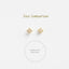 Tiny Star Studs Earrings, Starburst CZ Studs, Celestial Earrings, Unisex, Gold, Silver SS035 Butterfly End, SS351 Screw Ball End (Type A)