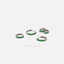 Simple Emerald CZ Hoop Earrings, Huggies, 6, 7, 8, 9, 10, 12mm Unisex, Gold, Silver SHEMISLI - SH344, SH345, SH346, SH347, SH348, SH031