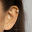 CZ Butterfly Helix Ear Cuff, Earring No Piercing is Needed, Unisex, Gold, Silver SHEMISLI SF052 LR