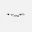 Tiny CZ Stone Helix Hoop Earring, White Stone, Emerald, Turquoise, Opal, Unisex, Gold, Silver SH616, SH626, SH636, SH646, SH656, SH666