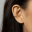 Simple Thin Band Ear Conch Cuff, Earring No Piercing is Needed, Unisex, Gold, Silver SHEMISLI SF001 - Shemisli Jewels