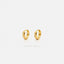 Star Hoop Earrings, Huggies, Gold, Silver SHEMISLI - SH004