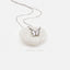 Small Mother of Pearl Butterfly Necklace, Silver or Gold Plated (16"+2") SHEMISLI - SN020