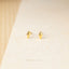 Tiny 3D Diamond Shape Stud, Unisex, Gold, Silver SHEMISLI SS450 Butterfly End, SS451 Screw Ball End (Type A)