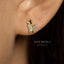 Two Butterflies Studs Earrings, Gold, Silver SHEMISLI - SS097 LR - Shemisli Jewels