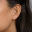 Tiny Butterfly White Stone Threadless Flat Back Earrings, Nose Stud, 20,18,16ga, 5-10mm, Surgical Steel, SHEMISLI SS553