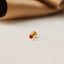 Tiny Garnet Threadless Flat Back Nose Stud, January Birthstone, 20,18,16ga, 5-10mm, Unisex, Surgical Steel, SS599