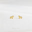 Dainty Dog Studs Earrings, Unisex, Gold, Silver SHEMISLI SS881 Butterfly End, SS882 Screw Ball End (Type A) LR