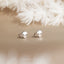 Tiny Alien Studs Earrings, Unisex, Gold, Silver SHEMISLI SS837 Butterfly End, SS838 Screw Ball End (Type A)