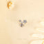 Tiny Triple Star Threadless Flat Back Nose Stud, 20,18,16ga, 5-10mm Surgical Steel SHEMISLI SS854