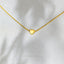 Tiny Heart Necklace, Unisex, Gold, Silver (15.5"+2") SHEMISLI - SN010