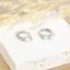 Opal Baguette Helix Hoop Earrings, Huggies, Unisex, Gold, Silver SHEMISLI - SH403, SH404, SH405