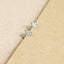 Tiny Star Studs Earrings, Starburst CZ Studs, Celestial Earrings, Unisex, Gold, Silver SS035 Butterfly End, SS351 Screw Ball End (Type A)