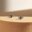 Evil Eye CZ Studs Earrings, Protection Studs, Gold, Silver SHEMISLI SS048