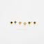 Tiny Beaded Studs, White, Emerald, Turquoise, Sapphire, Black, Opal, Unisex, Gold, Silver SHEMISLI SS297, SS024, SS298, SS299, SS300, SS301