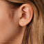 Tiny Moon Threadless Flat Back Earring, 20,18,16ga, 5-10mm, Unisex, Surgical Steel, SHEMISLI SS568