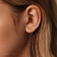 Tiny Bar Threadless Flat Back Earrings, 20,18,16ga, 5-10mm Unisex, Surgical Steel SHEMISLI SS589