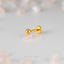 Tiny Ball Threadless Flat Back Lip Labret Stud, 18,16ga, 6-10mm, Unisex, Surgical Steel, SHEMISLI SS500, SS501, SS502