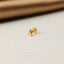 Tiny Teardrop Shape Threadless Flat Back Nose Stud, 20,18,16ga, 5-10mm Surgical Steel SHEMISLI SS724