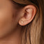 Tiny Triangle Threadless Flat Back Earrings, Nose Stud, 20,18,16ga, 5-10mm, Surgical Steel, SHEMISLI SS565