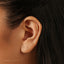 Tiny Feather Threadless Flat Back Earrings, 20,18,16ga, 5-10mm Surgical Steel SHEMISLI SS919