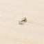 Tiny Aquamarine Threadless Flat Back Tragus Stud, March Birthstone, 20,18,16ga, 5-10mm, Surgical Steel SS607