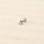 Triangle Stud, Threadless Flat Back Earring, Minimalist Style, A-SS729 SS565