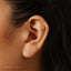 Dainty Flower Threadless Flat Back Earrings, Nose Stud, 20,18,16ga, 5-10mm Surgical Steel SHEMISLI SS853