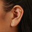 Tiny Walking Cat Threadless Flat Back Earrings, 20,18,16ga, 5-10mm Surgical Steel SHEMISLI SS991