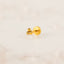 3 Beads Stud, Threadless Flat Back Earring, Minimalist Style, A-SS537 SS538
