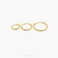 Large Thin Hoops, Light weight Huggies, Unisex, Gold, Silver SHEMISLI - SH268, SH152, SH269