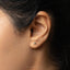 Tiny Star Stud, Starburst Celestial Jewel, White Emerald Turquoise Sapphire Black Unisex, Gold, Silver SS034, SS341, SS342, SS343, SS344