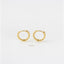 Everyday Hoop Huggies Earrings Stack Set, Unisex, Gold, Silver SHEMISLI SH590, SH034