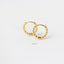 Everyday Hoop Huggies Earrings Stack Set, Unisex, Gold, Silver SHEMISLI SH590, SH034