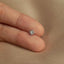 a person&#39;s hand holding a diamond ring